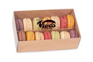 Capsa de 14 Macarons Assortits